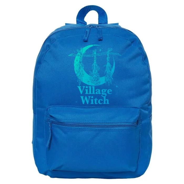 Village Witch Gothic Occult Wicca Pagan Nature Gift 16 in Basic Backpack