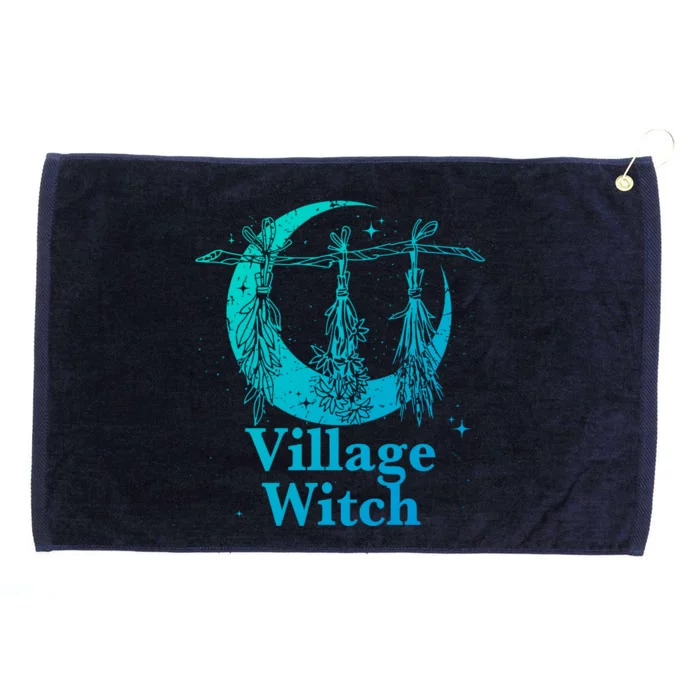 Village Witch Gothic Occult Wicca Pagan Nature Gift Grommeted Golf Towel