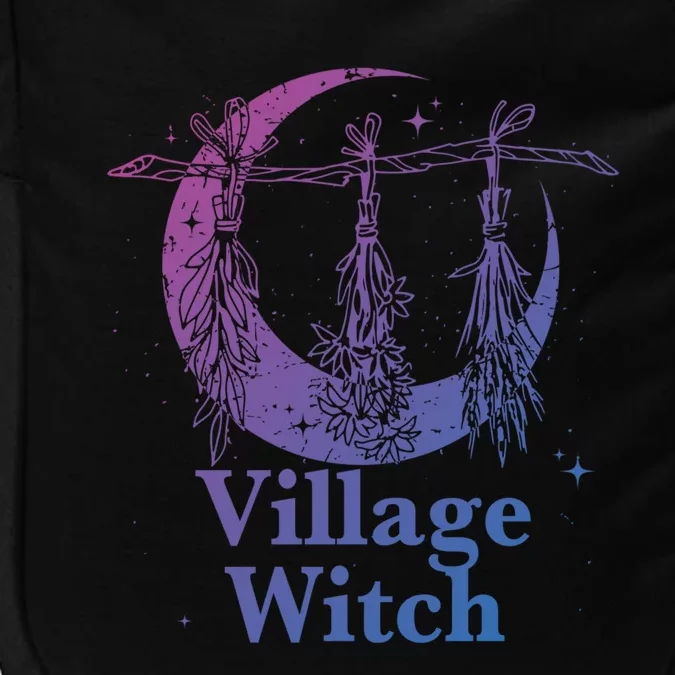 Village Witch Gothic Occult Wicca Pagan Nature Gift Impact Tech Backpack