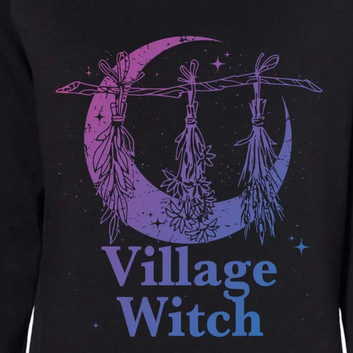 Village Witch Gothic Occult Wicca Pagan Nature Gift Womens California Wash Sweatshirt