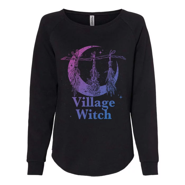 Village Witch Gothic Occult Wicca Pagan Nature Gift Womens California Wash Sweatshirt