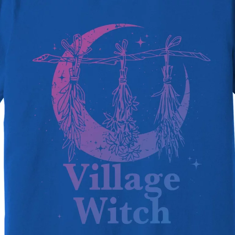 Village Witch Gothic Occult Wicca Pagan Nature Gift Premium T-Shirt