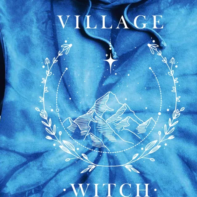 Village Witch Gift Tie Dye Hoodie