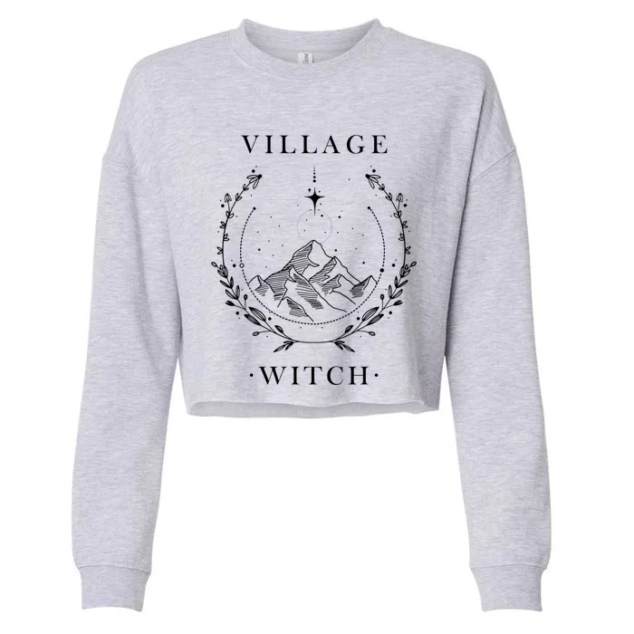 Village Witch Gift Cropped Pullover Crew