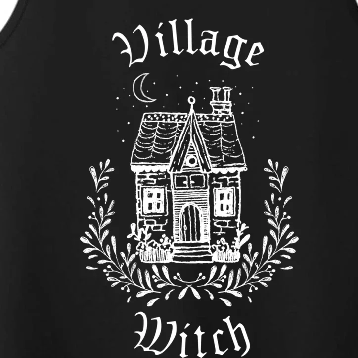 Village Witch Gift Witchy Clothes Pagan Wicca Gift Performance Tank