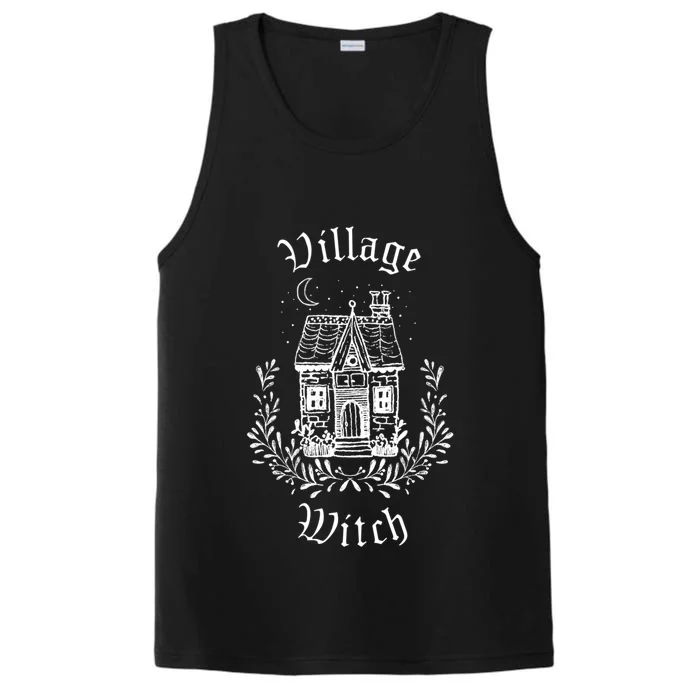 Village Witch Gift Witchy Clothes Pagan Wicca Gift Performance Tank