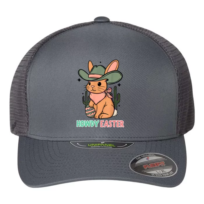 Vintage Western Howdy Easter 2024 Flexfit Unipanel Trucker Cap