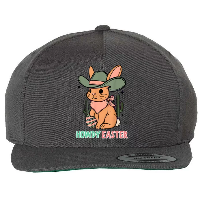 Vintage Western Howdy Easter 2024 Wool Snapback Cap