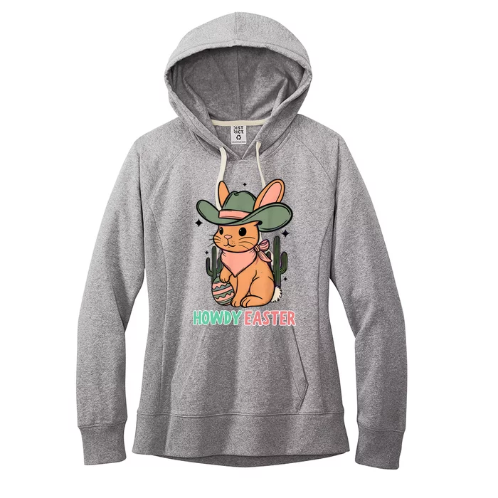 Vintage Western Howdy Easter 2024 Women's Fleece Hoodie