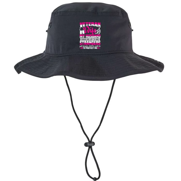 Veteran Wife Husband Soldier Saying For Military Legacy Cool Fit Booney Bucket Hat