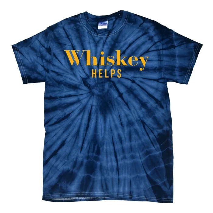 Vintage Whiskey Helps Designer Tie-Dye T-Shirt