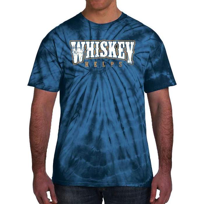 Vintage Whiskey Helps Designer Tie-Dye T-Shirt