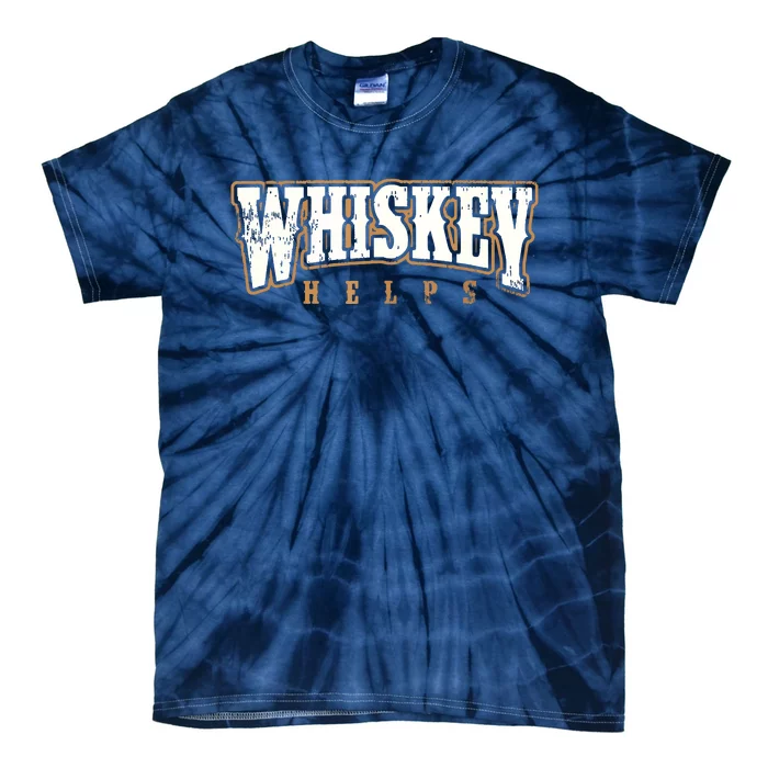 Vintage Whiskey Helps Designer Tie-Dye T-Shirt