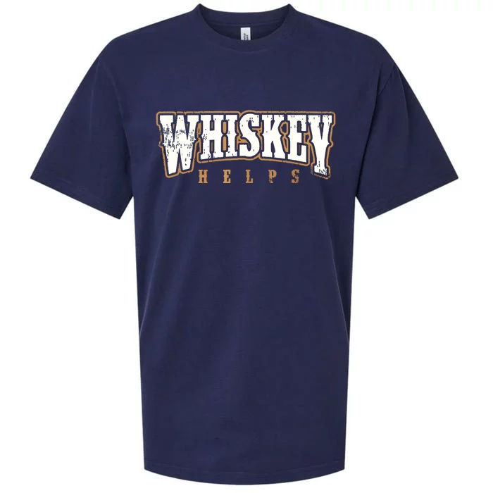 Vintage Whiskey Helps Designer Sueded Cloud Jersey T-Shirt