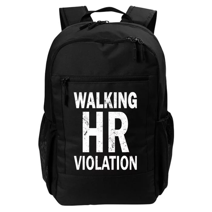 Vintage Walking HR Violation HR Human Resources Nightmare Daily Commute Backpack