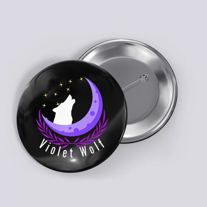 Violet Wolf Jewelry Button