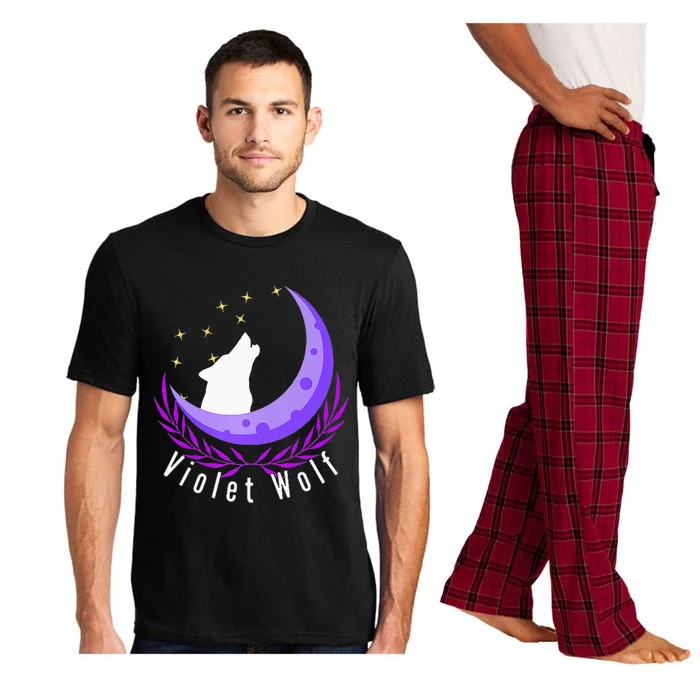 Violet Wolf Jewelry Pajama Set