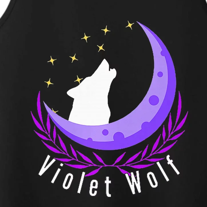 Violet Wolf Jewelry Performance Tank