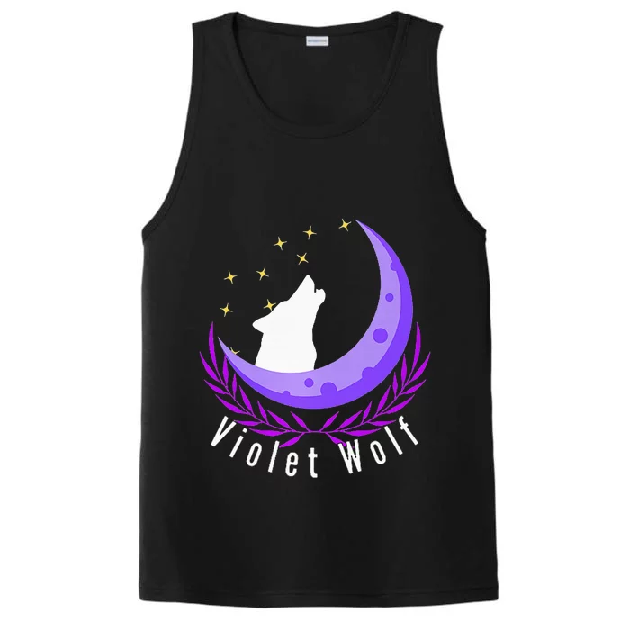 Violet Wolf Jewelry Performance Tank