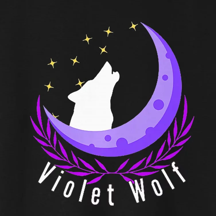 Violet Wolf Jewelry Women's Crop Top Tee