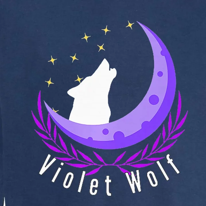 Violet Wolf Jewelry Garment-Dyed Sweatshirt