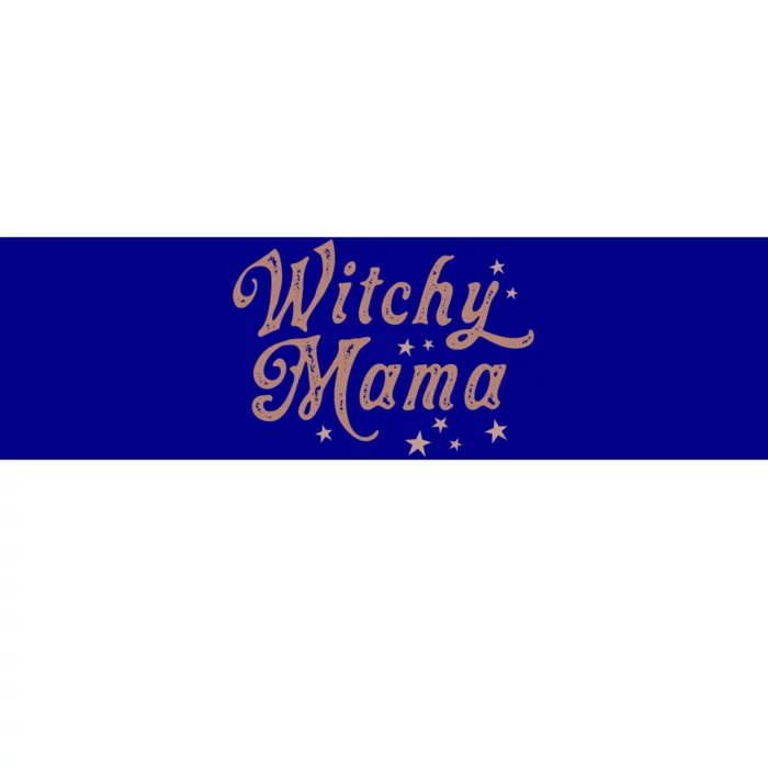 Vintage Witchy Mama Halloween Spooky Mom Witch Aesthetic Gift Bumper Sticker