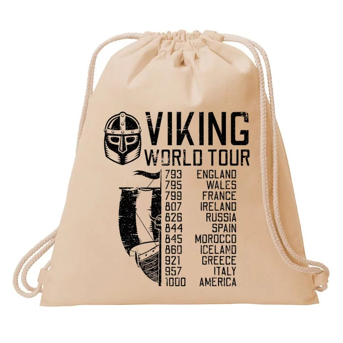 Viking World Norse Mythology Gift Historical Era Drawstring Bag