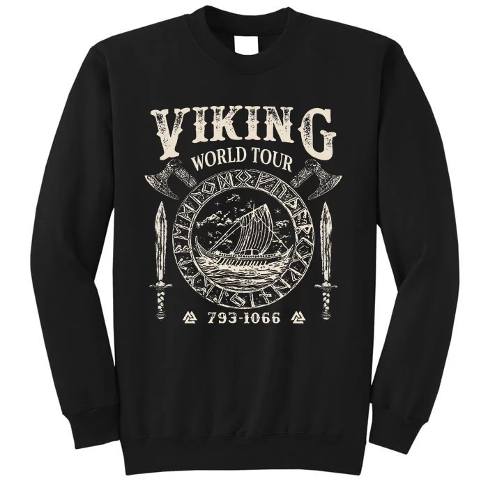 Viking World Nordic Vintage Ship Sweatshirt