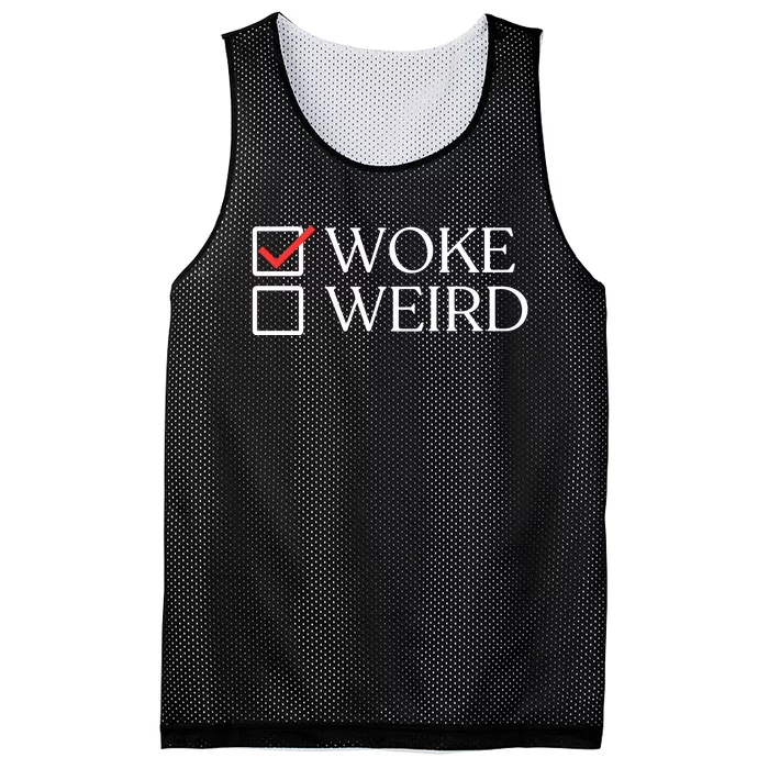 Vote Woke Not Weird Kamala Harris Mesh Reversible Basketball Jersey Tank