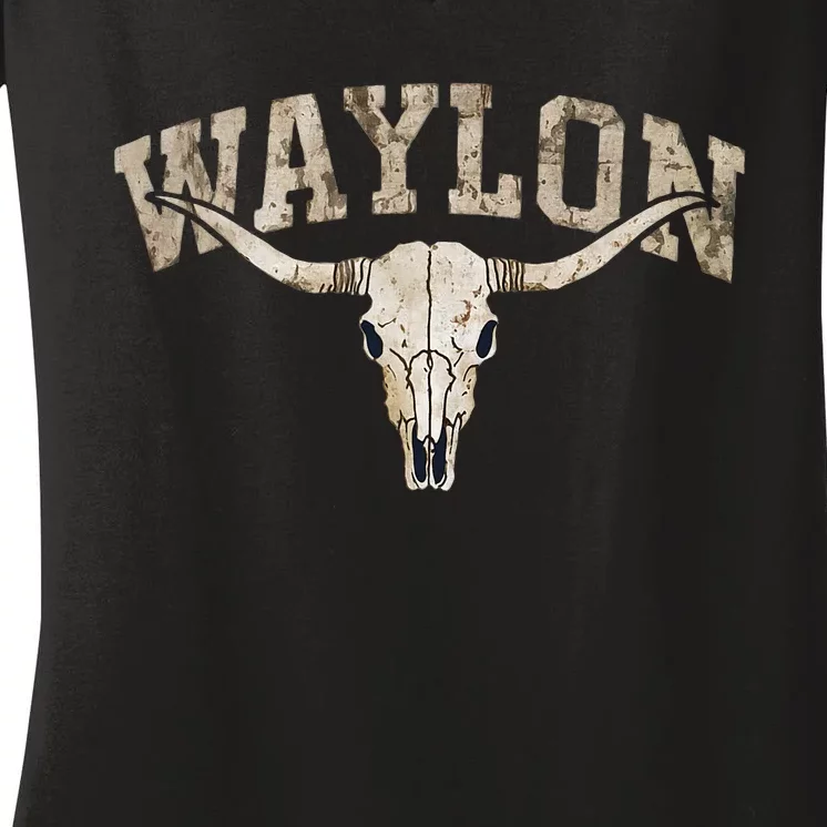 Vintage W.A.Y.L.O.N Name Women's V-Neck T-Shirt