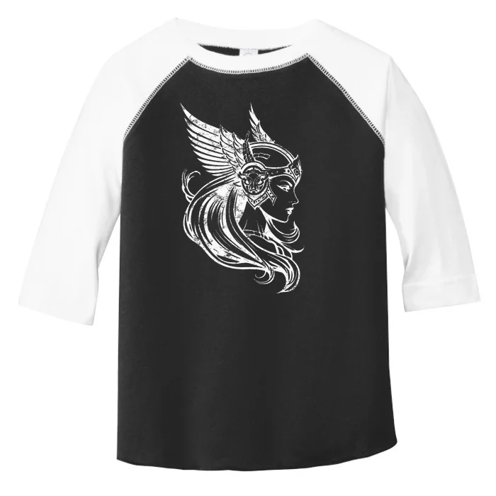 Valkyrie Warrior Norse Shield Maiden Nordic Mythology Toddler Fine Jersey T-Shirt