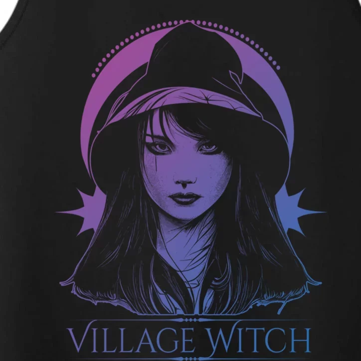 Village Witch Occult Wicca Witchcraft Gift Performance Tank