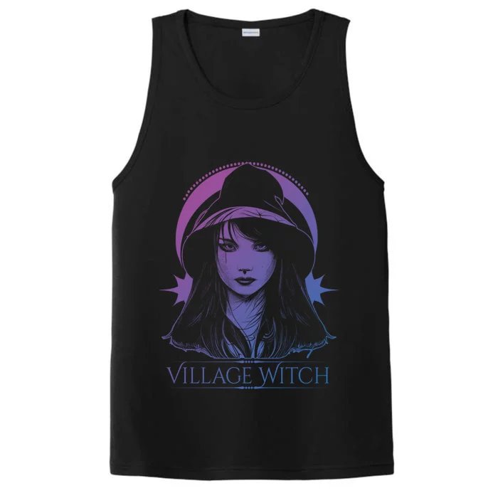 Village Witch Occult Wicca Witchcraft Gift Performance Tank