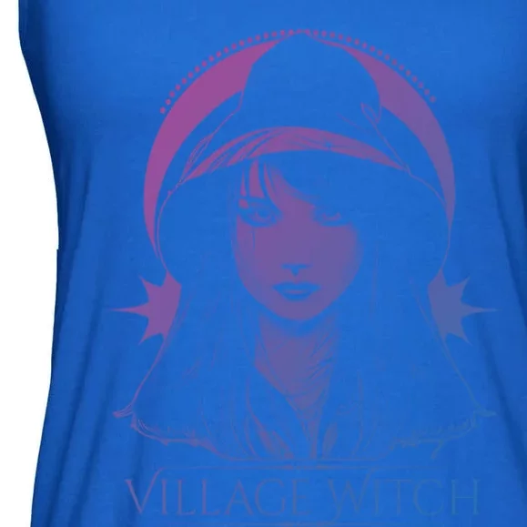 Village Witch Occult Wicca Witchcraft Gift Ladies Essential Flowy Tank