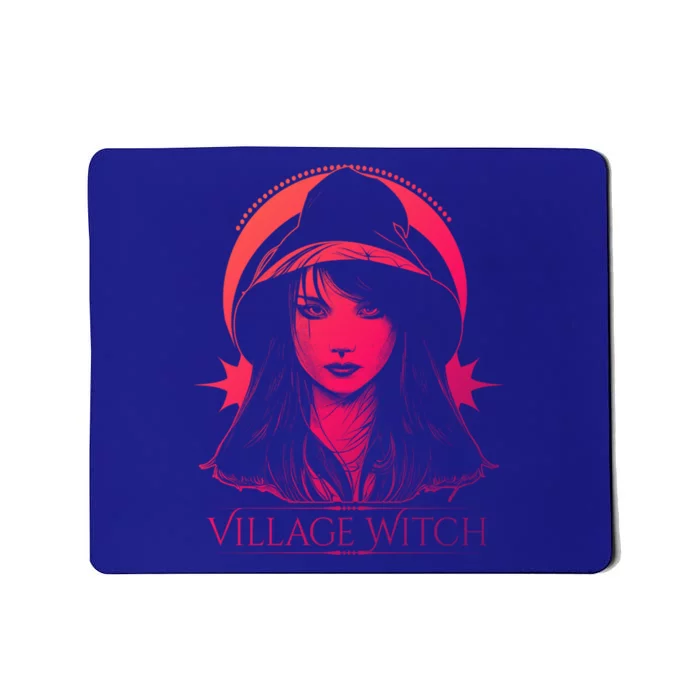 Village Witch Occult Wicca Witchcraft Gift Mousepad