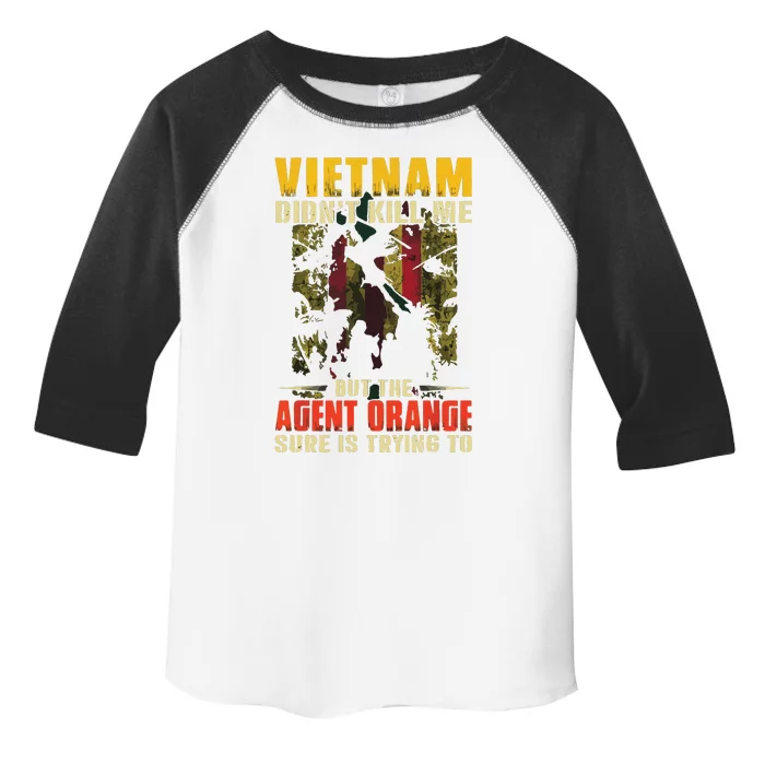 Vietnam War Orange Agent Military Victims Retired Soldiers Toddler Fine Jersey T-Shirt