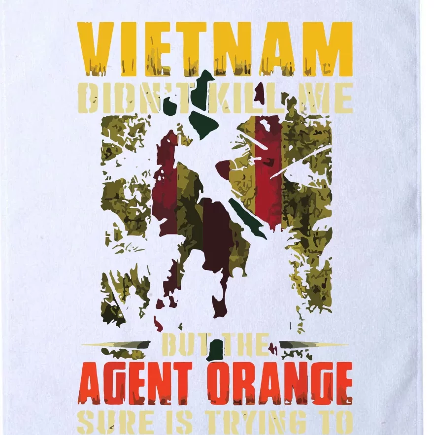 Vietnam War Orange Agent Military Victims Retired Soldiers Platinum Collection Golf Towel