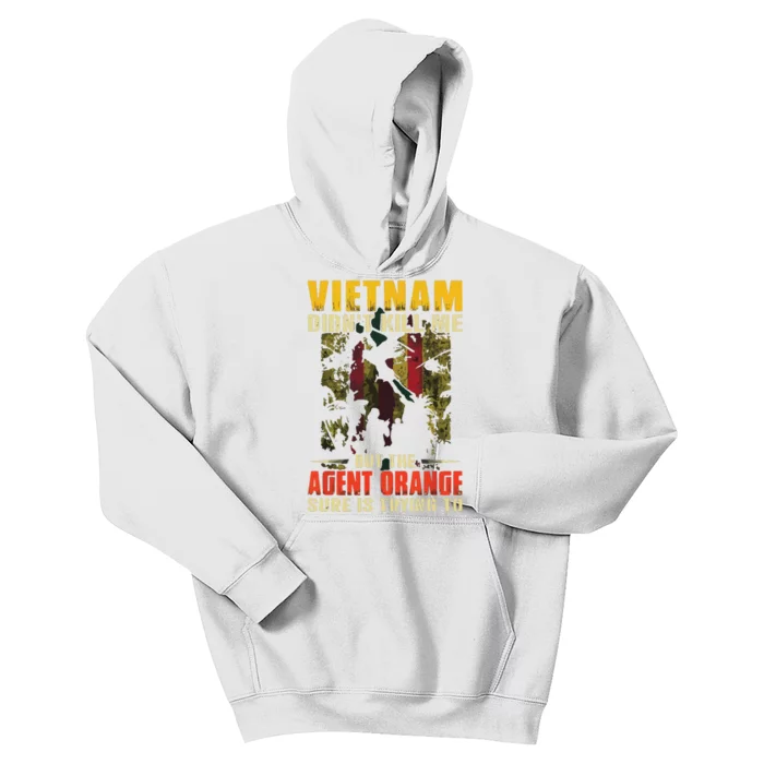 Vietnam War Orange Agent Military Victims Retired Soldiers Kids Hoodie