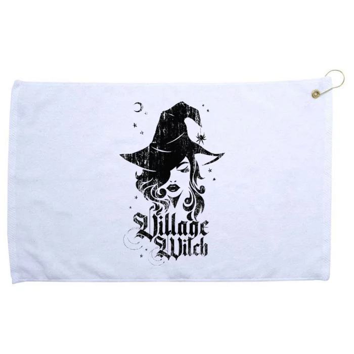 Village Witch Pagan Vintage Grommeted Golf Towel