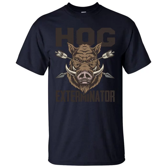 Vintage Wild Pig Hunt Hunting Hog Exterminator Boar Hunter Tall T-Shirt