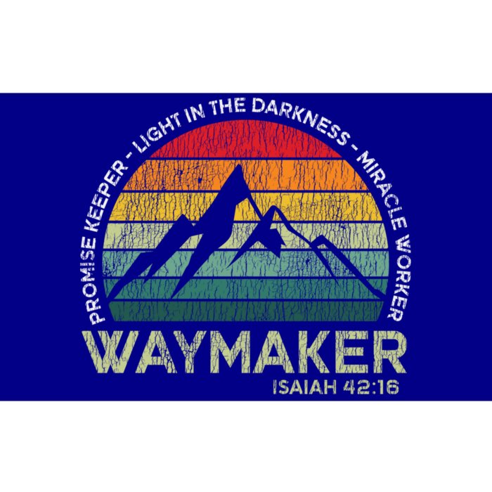 Vintage Waymaker Promise Keeper Miracle Worker Christian Gift Bumper Sticker