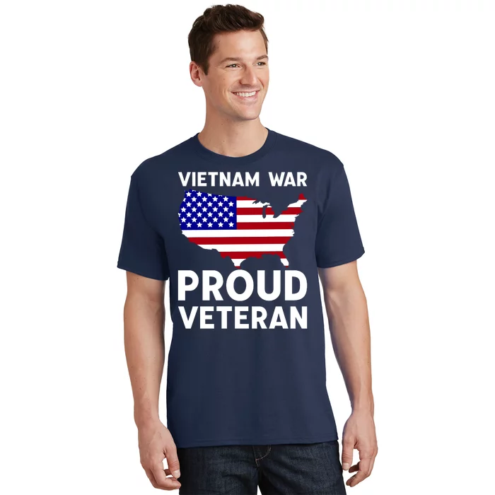 Vietnam War Proud Veteran T-Shirt