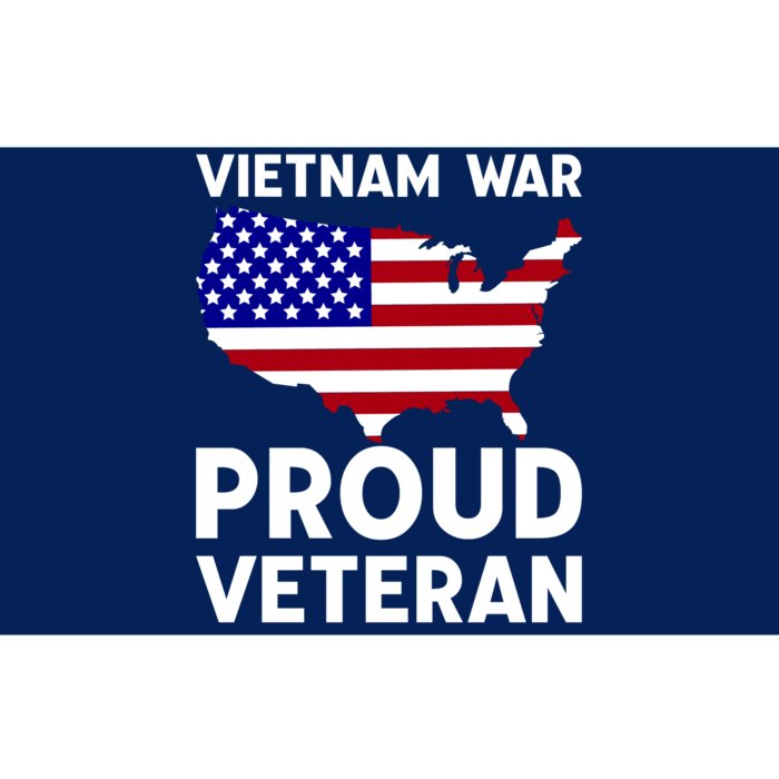 Vietnam War Proud Veteran Bumper Sticker