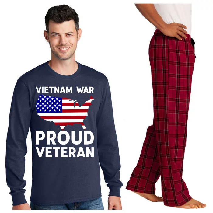 Vietnam War Proud Veteran Long Sleeve Pajama Set