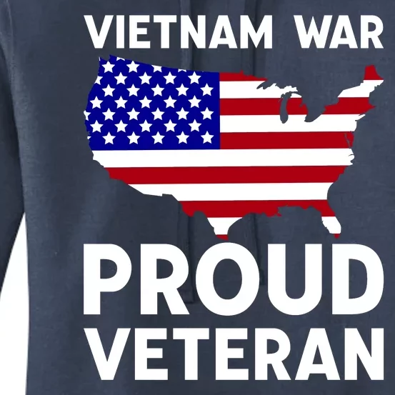 Vietnam War Proud Veteran Women's Pullover Hoodie