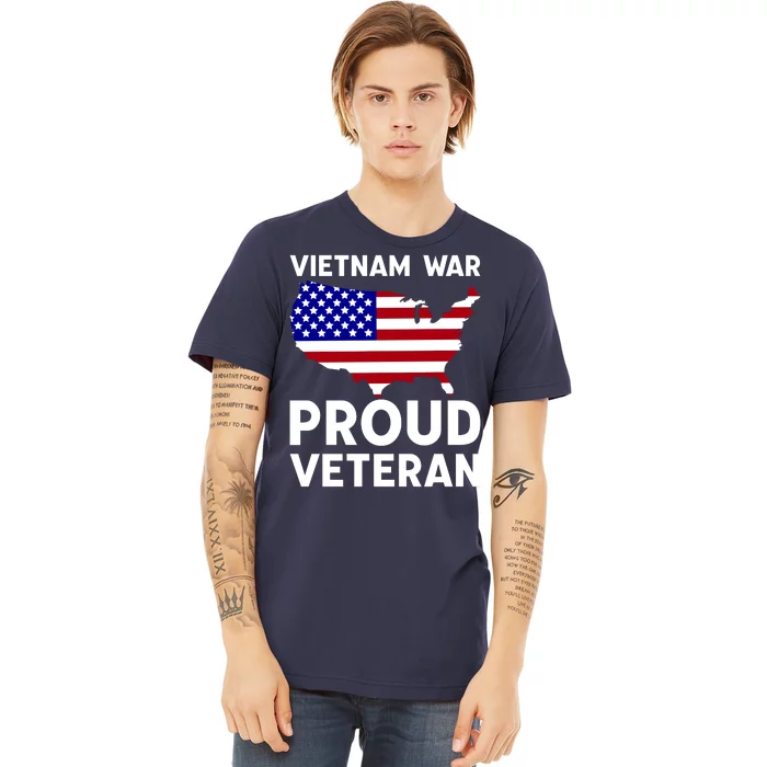 Vietnam War Proud Veteran Premium T-Shirt