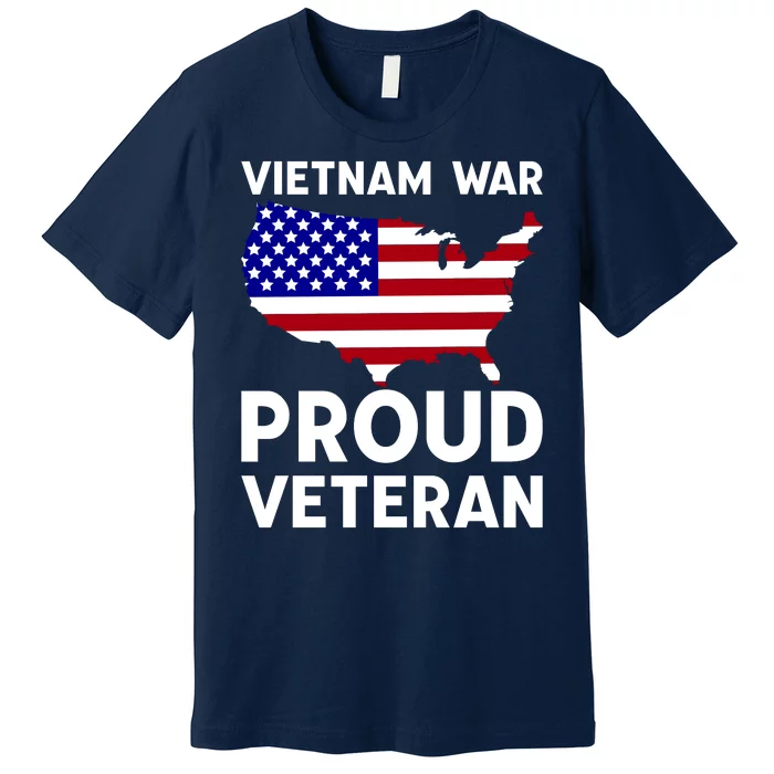 Vietnam War Proud Veteran Premium T-Shirt