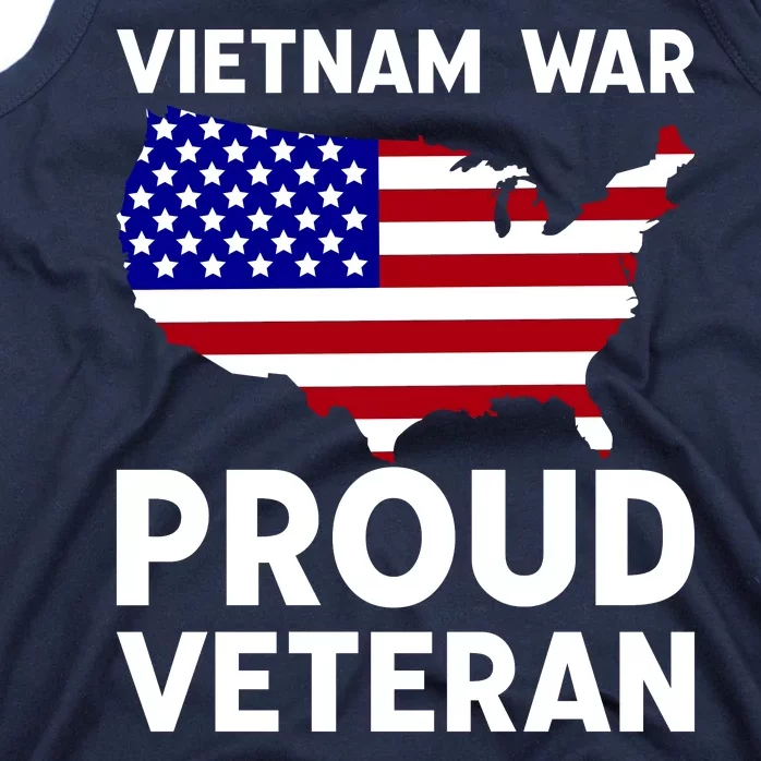 Vietnam War Proud Veteran Tank Top