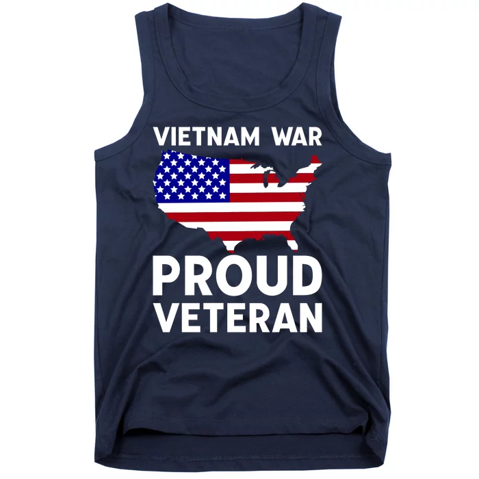 Vietnam War Proud Veteran Tank Top