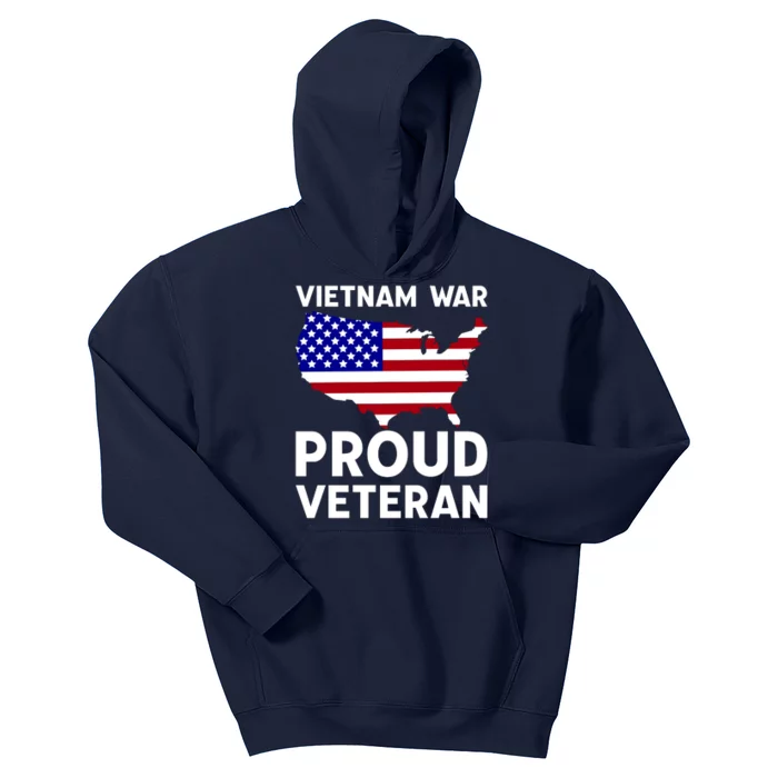 Vietnam War Proud Veteran Kids Hoodie